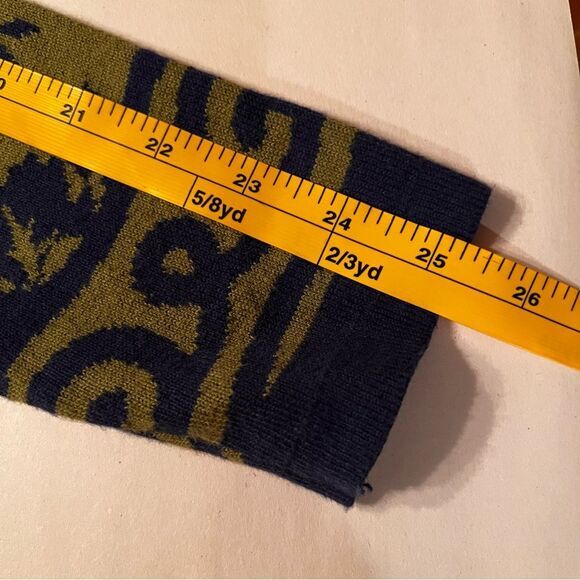 Isaac Mizrahi Live Sweater Womens XS Navy Olive Floral Open Cardigan - Picture 9 of 10